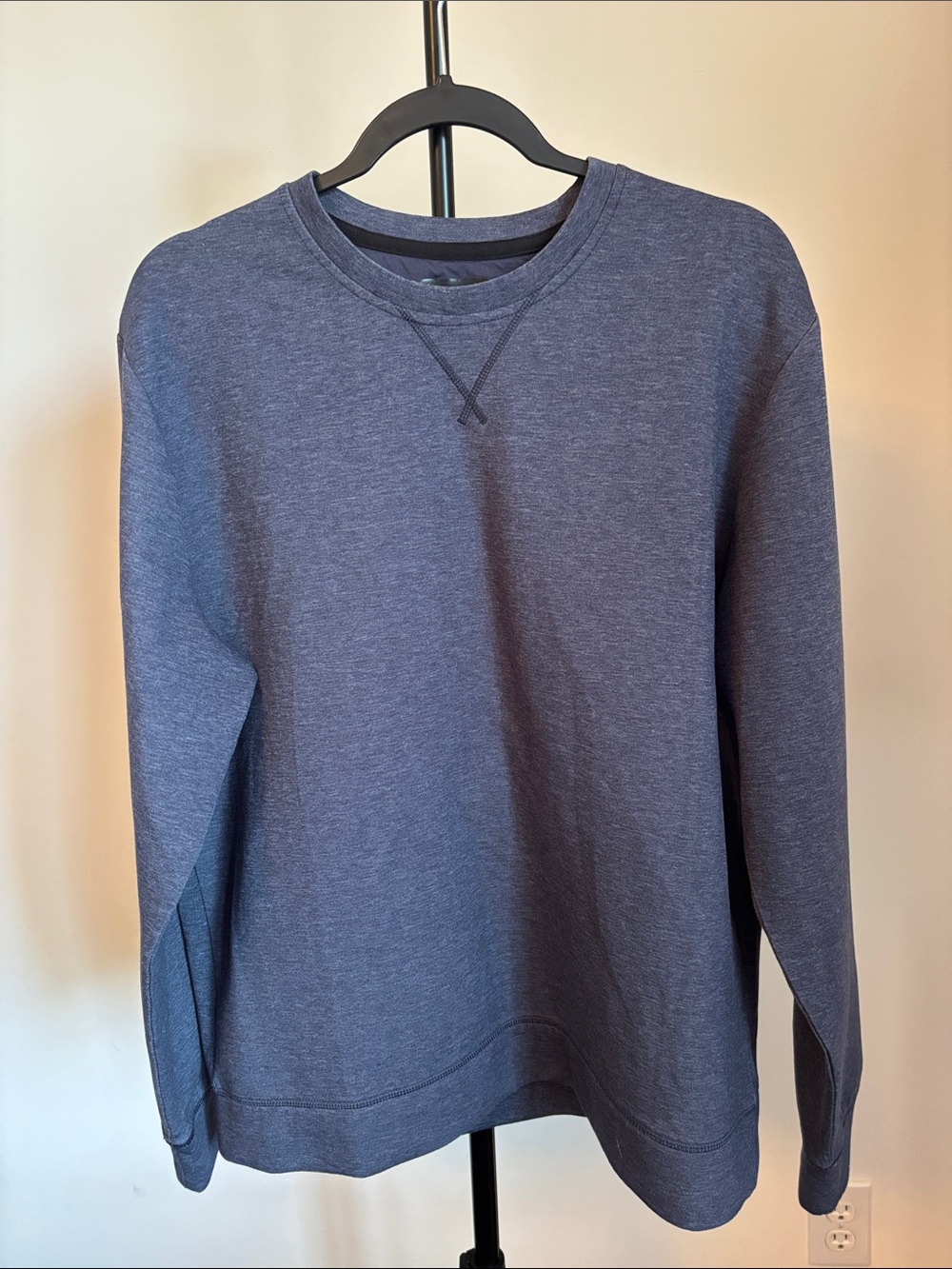 32 Degrees Men's Heather Navy Crew Sweatshirt